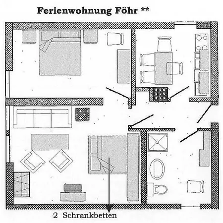 Apartament Haus Meve Wyk auf Föhr